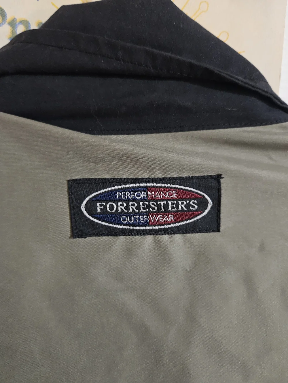 Performance Two-Tone Windbreaker Jacket - Olive & Black